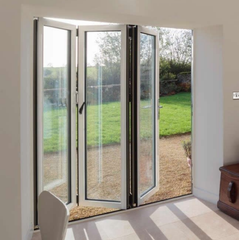 Modern style High quality aluminum folding glass patio door with good price on China WDMA