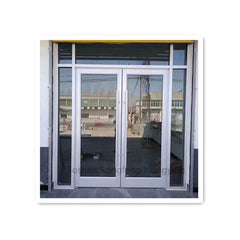 Modern style exterior double swing aluminum frame casement doors swing door on China WDMA