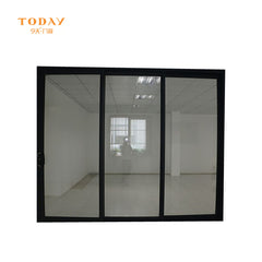 Morden Design 3 panel sliding glass closet patio doors price on China WDMA