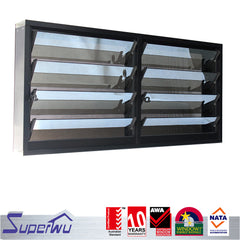 Most popular Aluminium frame cheap price glass louver window on China WDMA