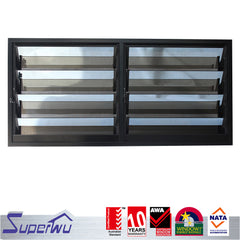 Most popular Aluminium frame glass louver window on China WDMA