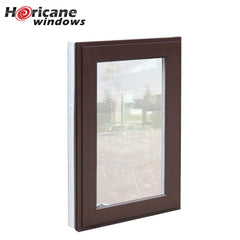NFRC Approved large anodized commercial aluminum casement hurricane impact windows for sale on China WDMA
