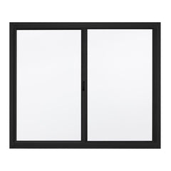 NFRC CE standard Factory power coated fire rated double tempered insulated glass Aluminum Sliding Window on China WDMA