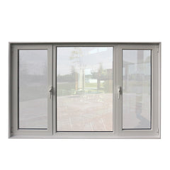 NFRC DADE AS2047 Aluminum glass window and door with white or brown color on China WDMA