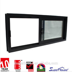 NFRC Superhouse Aluminium Sliding windows Double Balcony glass Curtain Window on China WDMA
