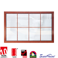 NOA impact resistant solid aluminium windows Florida hurricane proof windows on China WDMA