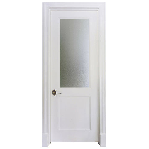 New Design Decorative Inserts Glass Pvc Toilet Strong Room Door Price on China WDMA