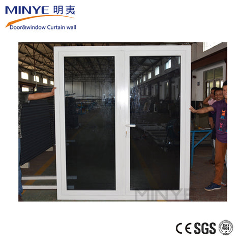 New Design Modern White Aluminum Swing Interior Door French Doors on China WDMA