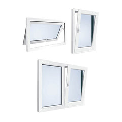 New Design UPVC Double Glazed Windows PVC Doors on China WDMA