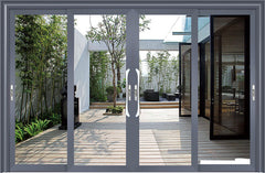 New Model Aluminum Glass Doors Balcony Slim Aluminum Sliding For Entrance Frame-less Folding Door on China WDMA