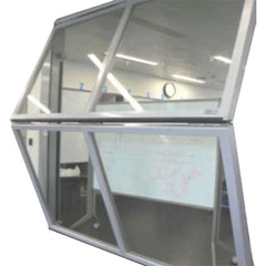New Style Shatterproof Double Plexiglass/Glass Garage Door Vertical Bifold Door on China WDMA