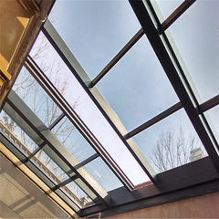 New design aluminium horizontal bi-folding vertical patio rain proof windows on China WDMA