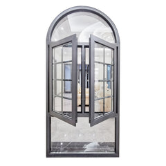 New design aluminum casement windows with frosted glass on China WDMA