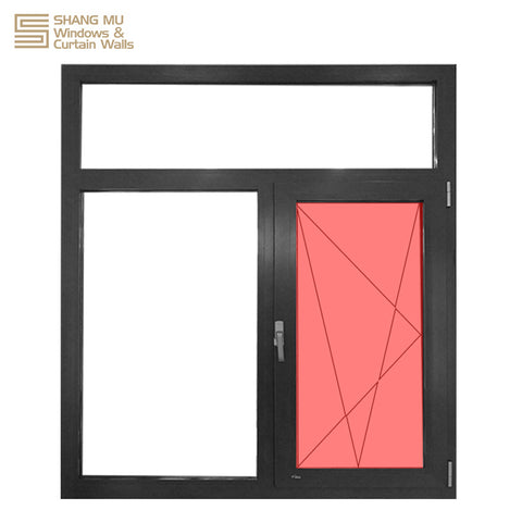 New design crank open double glazed casement aluminium windows on China WDMA