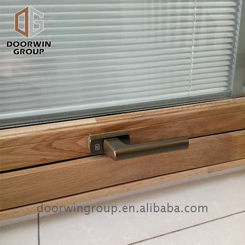 New design doorwin windows with built in shades vinyl clad wood composite on China WDMA