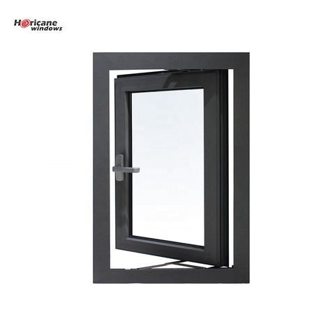 New design modern french large double or single pane aluminium hinged casement glass windows on China WDMA