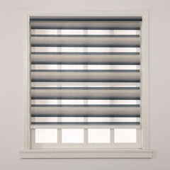 New light adjustment double layer zebra terrace blinds night and day blind for windows on China WDMA