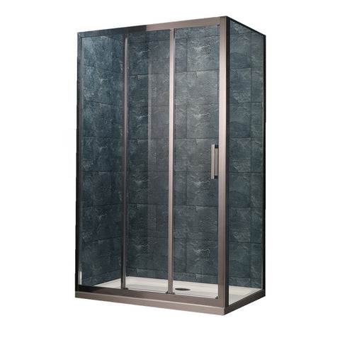 New sliding tempered glass freestanding whirlpool massage shower door in bathroom on China WDMA