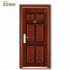 New style English scholar aroma fireproof steel wood security door catalogue on China WDMA