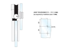 Newest hanging door track kits door track sliders on China WDMA