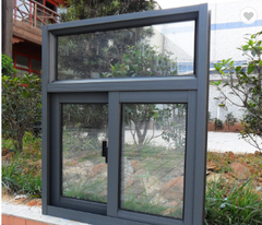 North American standard double low-e glass sliding window on China WDMA