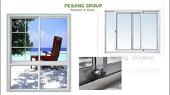 Custom Brand double glazed Aluminum Sliding Window price for house residential project on China WDMA