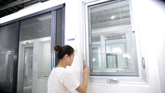 New design China manufacturers aluminium chain winder awning window on China WDMA
