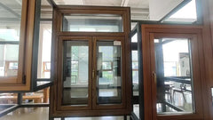 Europe Style Energy Efficient Aluminum Clad Wood Casement Windows on China WDMA
