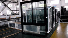 double glazed windows / awning window for bathroom / aluminium windows with thermal break on China WDMA