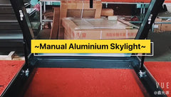 Factory aluminum glass roof system with low price basement window on China WDMA