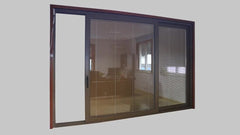 AU & NZ standards aluminium lift and sliding doors with blinds inside on China WDMA
