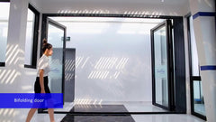 double glazed folding windows aluminium window door supplier on China WDMA