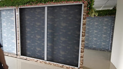Wholesale aluminum security mesh screen door retractable mesh plisse insect screen door on China WDMA