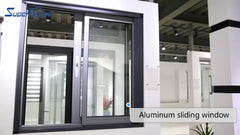 Aluminium sliding anderson palm beach hurricane windows with AS2047 NFRC DADE Approved on China WDMA