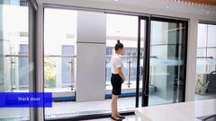 High quality powder coating insulated aluminum double glass sliding patio doors on China WDMA