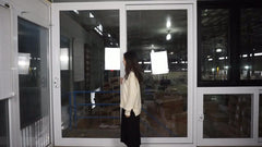 CE Terrace Winterize Aluminum Slide Garden Door With Mosquito Net on China WDMA
