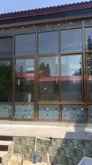 Aluminium frame sliding glass window on China WDMA