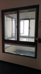 Secure roller aluminum shutter window with shutter on China WDMA