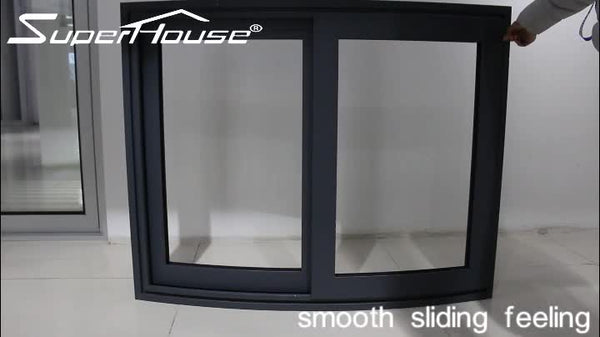 Factory Hot Sales zambia aluminum sliding window price balcony glass unbreakable with cheap on China WDMA