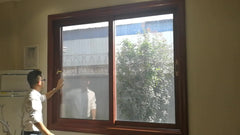 TOP WINDOW Aluminium Windows and Doors Sliding Window with Inside Grill on China WDMA