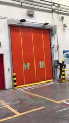 Automatic PVC High Speed Rolling Shutter Door on China WDMA