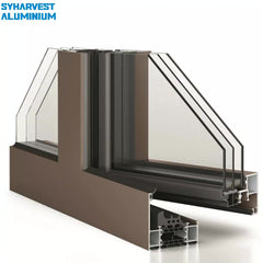Bi-Fold Glass Walls powder coated extruded Aluminum Profile for Window and Door on China WDMA