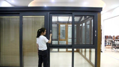 China quality supplier design Aluminum sliding double glazed window for house aluminum window frames balcony on China WDMA