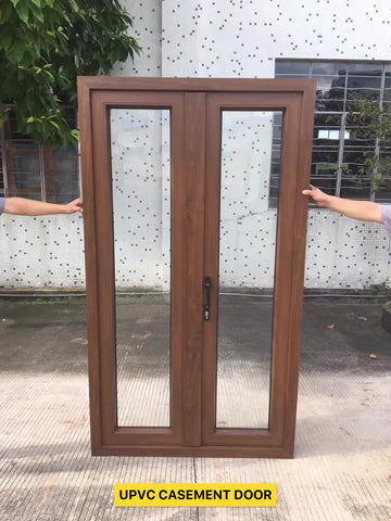 UPVC Cheap Frosted Glass French Interior Door Prices on China WDMA