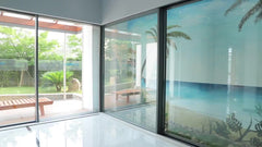 Aluminium sliding glass door for living room sliding door for cold room