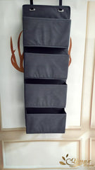 QJMAX Wholesale Hot Sale Folding 7 Pockets Hanging Storage Bag Wall Behind The Door on China WDMA