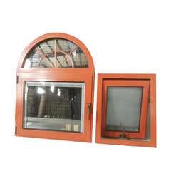 OEM half round aluminium windows replacing fixed window pane in aluminum frame on China WDMA