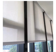 Office Remote Control Thick Aluminum Alloy Motorized Rolling Curtain System Fully Shaded Shutter on China WDMA