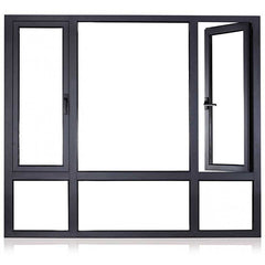 PRIMA low cost curved white aluminum alloy frame glass window on China WDMA