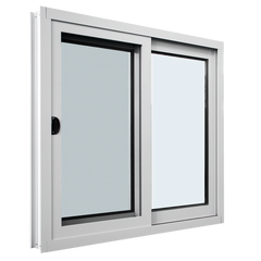 PVC Sliding Window with German Brand Wooden Like Color Laminated Film Cover and With Flynet Screen For Brazil Client on China WDMA